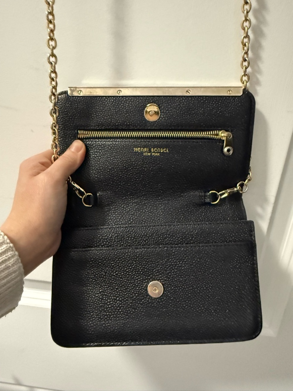 Henri Bendel Black Shoulder Bag